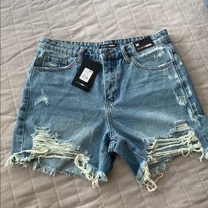 Boardwalk Distressed Denim Shorts